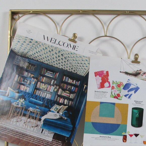 MATTE GOLD FILIGREE BULLETIN BOARD 📓🕗 - Picture 9 of 9